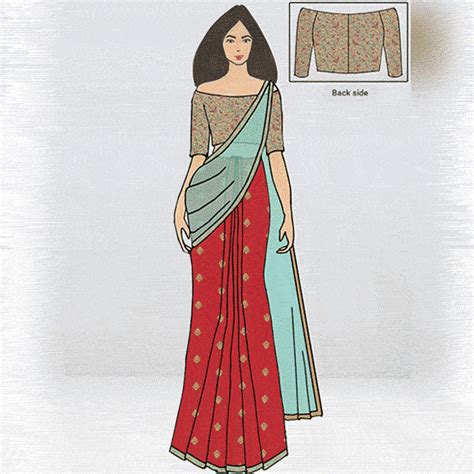 buy saree illustration sketch  stock