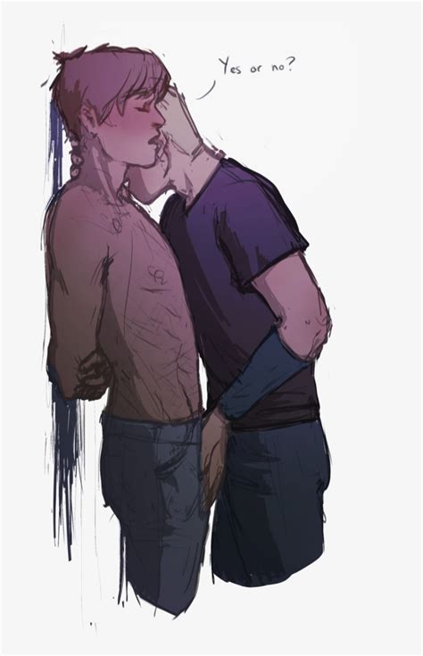 Pin By Esmeralda On Aftg Cute Gay Couple Art 992x1403 Png Download