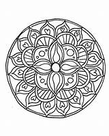 Coloring Buddhist Mandala Pages Getdrawings sketch template