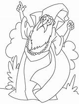 Wizard Coloring Pages Magician Old Angry Clip Books Clipart Library Popular sketch template