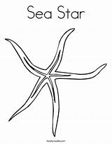 Sea Coloring Star Starfish Drawing Template Fish Pages Printable Color Print Noodle Getdrawings Login Skinny Twistynoodle Built California Usa Twisty sketch template