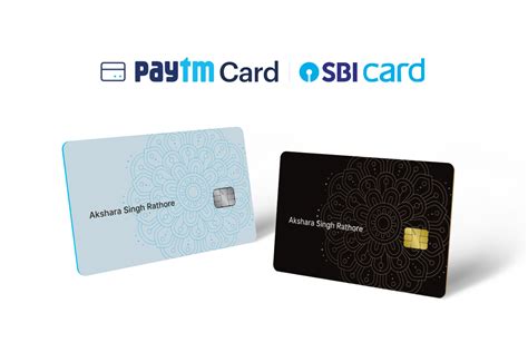 paytm sbi card select dzcard  contactless dual interface credit