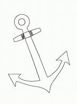 Coloring Anchor Color Pages Popular Library Clipart Sketch Coloringhome sketch template
