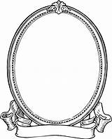 Frames Printable Coloring Clipart Pages sketch template