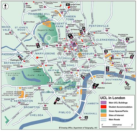 central london city map map  london political regional