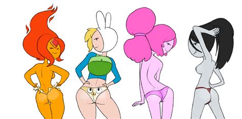rule 34 4girls adventure time ass bedroom eyes fionna the human girl