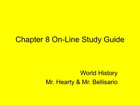 chapter    study guide