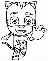 Coloring Pj Masks Pages Catboy Sheets Para Coloringfolder Boy Cat Ausmalbilder Printable sketch template