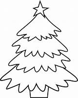 Versieren Kerstbomen sketch template