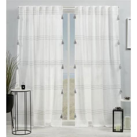 Ati Home Demi Light Filtering Hidden Tab Top Curtain Panel Pair