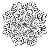 Mandala Mandalas Coloring Pages Print Immortality Kids Simple Color Adult Printable Thick Adults Original Coloriage Imprimer Creation Lined Justcolor Colorier sketch template