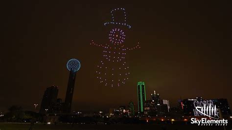 christmas drone light show dallas texas  drones youtube