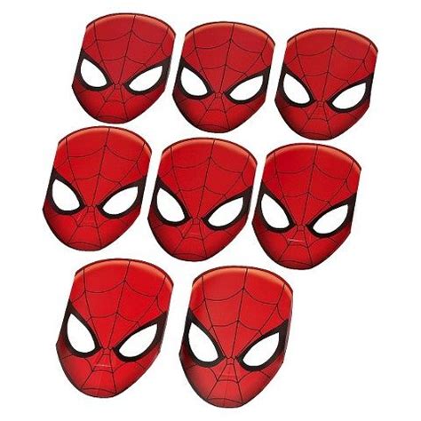 spiderman paper mask  count spiderman party spiderman birthday