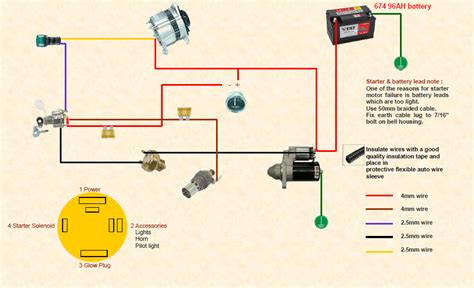 massey ferguson  wiring diagram alternator wiring diagram