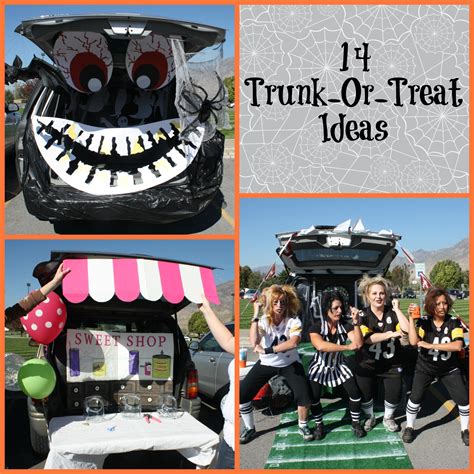 trunk  treat ideas   celebrate