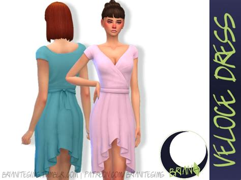 veloce dress in 2020 dresses sims 4 cc maxis match