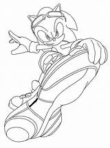 Sonic Riders Hedgehog Lineart Mephiles Colouring Ausmalbilder Ecoloring sketch template
