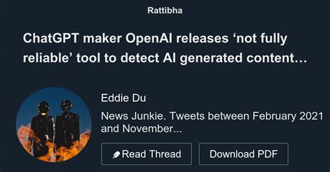 chatgpt maker openai releases  fully reliable tool  detect ai
