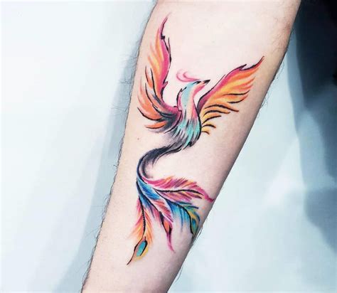 photo phoenix bird tattoo  ilaria tattoo art photo