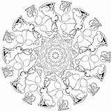 Mandala Coloring sketch template