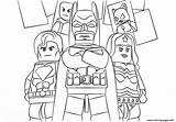 Coloring Super Lego Heroes Pages Printable Print Color Book sketch template