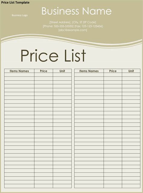 excel mailing list template sample templates sample templates