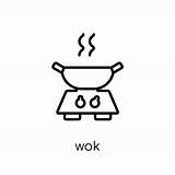 Wok sketch template