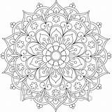 Mandalas sketch template