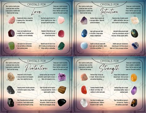 printable crystal meaning cards crystal meanings charts printable vrogue