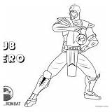 Johnny Cage Coloring Pages Mortal Kombat Related Posts sketch template