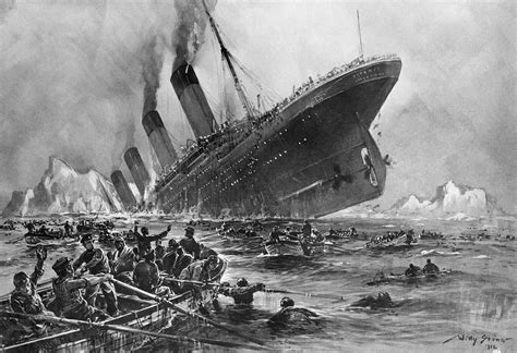 sinking   rms titanic