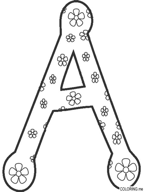 coloring page  letter coloringme