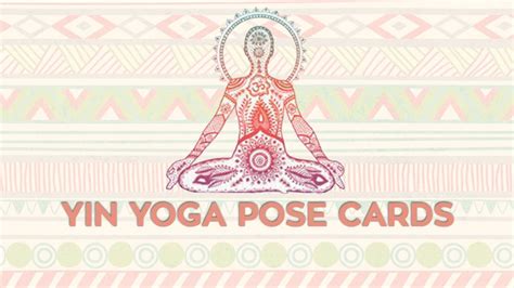 yin yoga sequence pose card