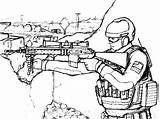 Coloring Sniper Pages Military Army Gun Soldier Color Printable Drawing Spot Print Drawings Standing Snipers His Kids Nerf Colouring Sheets sketch template