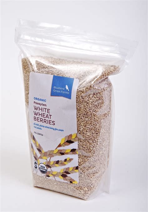 organic pasayten white wheat berries bluebird grain farms