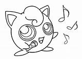 Jigglypuff Wecoloringpage Pikachu sketch template