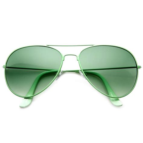 classic light green aviator sunglasses nwt color aviator sunglasses metal aviator sunglasses