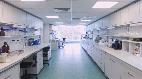 research laboratory interior point  view stock footage sbv