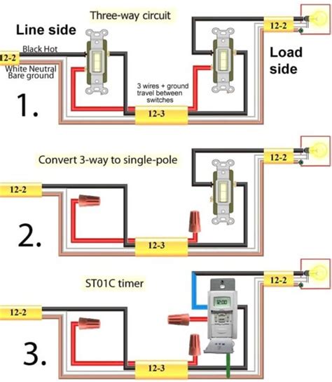pole switch wiring diagram