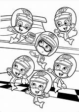 Bubble Guppies Coloring Pages Printable Kids sketch template
