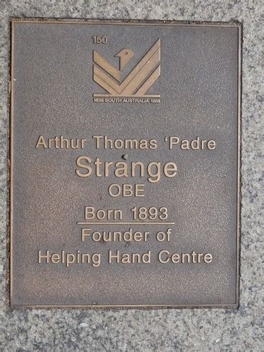 Strange Arthur Thomas Padre  Adelaidia