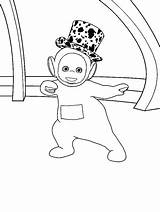 Teletubbies Coloring Pages Dipsy Po Sheets Colouring Book Getcolorings Sparkles Color Paint Printable Getdrawings App sketch template