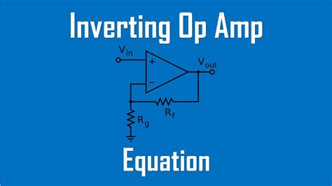 inverting op amp equation inverting operational amplifier wira electrical