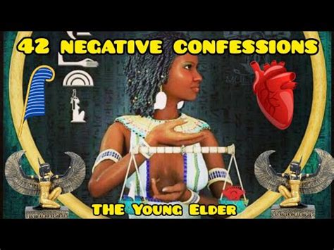 negative confessions laws  maat youtube