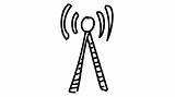 Signal Drawing Antenna Animation Illustration Line Drawings Getdrawings Paintingvalley sketch template