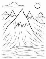 Mountains Dew Designlooter sketch template