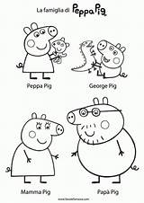 Peppa Pig Coloring sketch template