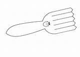 Tenedores Colorear Motivo Compartan Disfrute Pretende Fourchette sketch template
