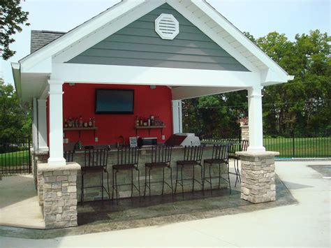 pool house outdoor remodel backyard pool houses