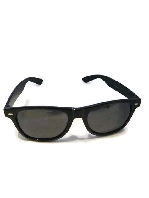 Dark Sunglasses Black Frame Black Lens Unisex 100 Percent Uv 400